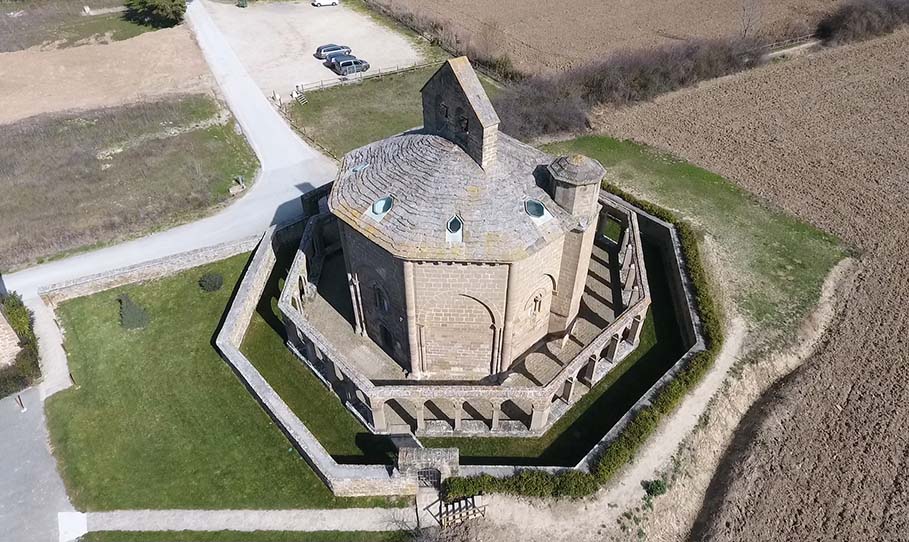 Servicios aéreos con drones - Santa María de Eunate