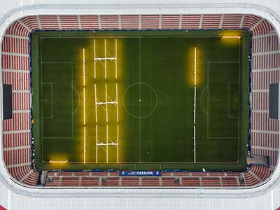 Fotografía con dron en El Sadar 002