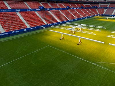 Fotografía con dron en El Sadar 003