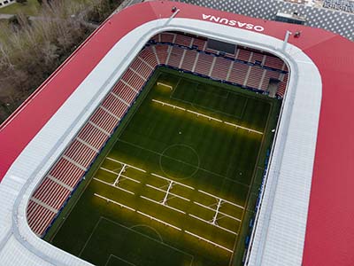 Fotografía con dron en El Sadar 006